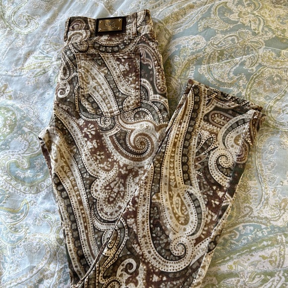 Etro Paisley Slim Fit Straight Leg Sz 29 - Picture 6 of 10